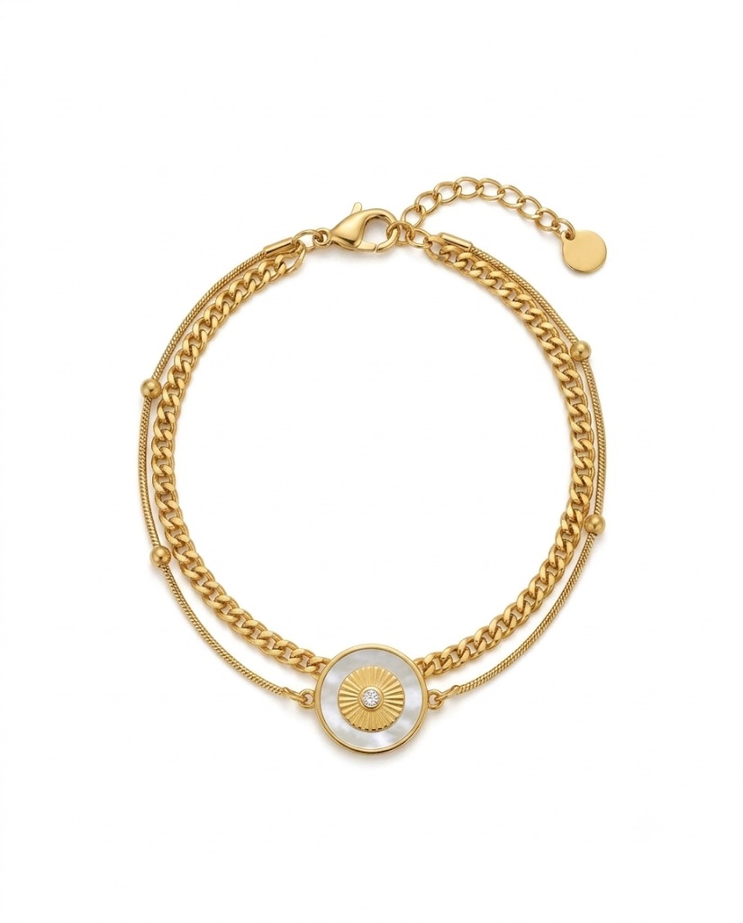 Sunburst Medallion Bracelet